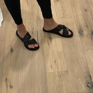 Zero+Maria Cornejo leather sandal